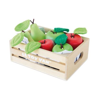 Le Toy Van Drewniane jabłka i gruszki w skrzynce - obrazek 3