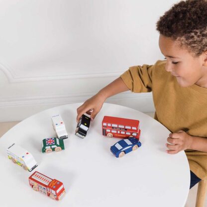 Le Toy Van Drewniane samochody zestaw Londyn - obrazek 4