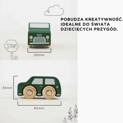 Le Toy Van Drewniane samochody zestaw Londyn - obrazek 7