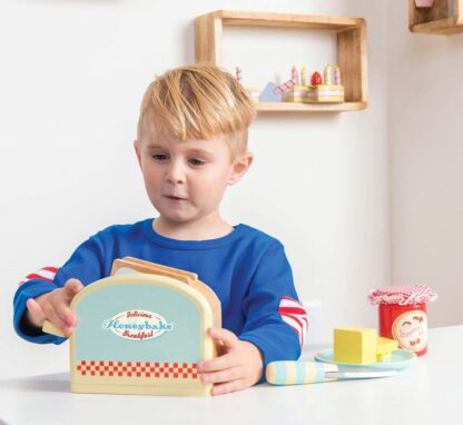 Le Toy Van Drewniany toster zestaw - obrazek 3