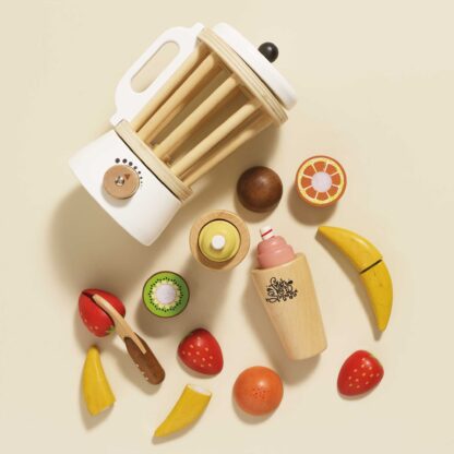 Le Toy Van Drewniany blender + zestaw owoców Fruit & Smooth - obrazek 6