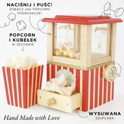 Le Toy Van Drewniana maszyna do popcornu - obrazek 3