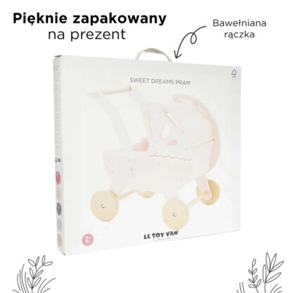Le Toy Van Drewniany wózek dla lalek Sweetdreams - obrazek 6