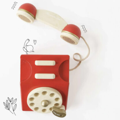 Le Toy Van Drewniany telefon vintage - obrazek 6