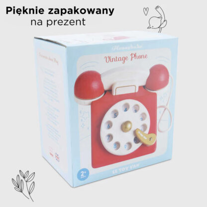 Le Toy Van Drewniany telefon vintage - obrazek 7
