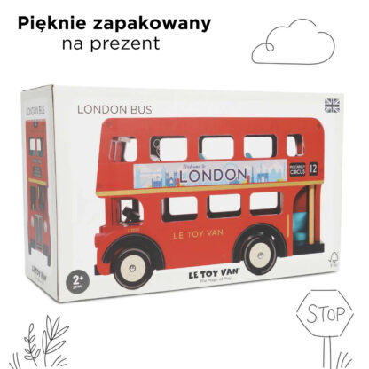 Le Toy Van Drewniany piętrowy autobus Londyn - obrazek 6