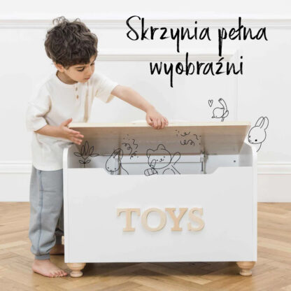 Le Toy Van Drewniana skrzynia na zabawki dla dzieci - obrazek 6