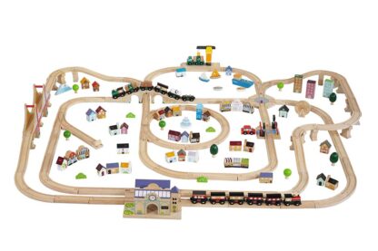Le Toy Van Drewniana kolejka Royal Express zestaw 180 elementów