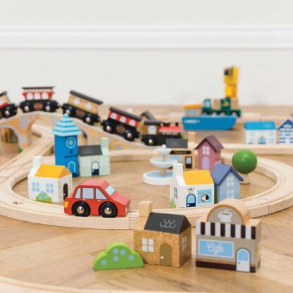 Le Toy Van Drewniana kolejka Royal Express zestaw 180 elementów - obrazek 6