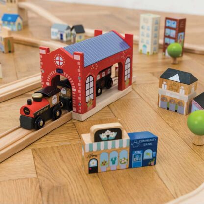 Le Toy Van Drewniana kolejka City zestaw 120 elementów - obrazek 4