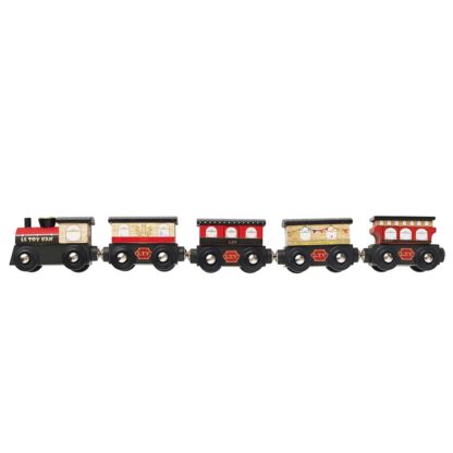Le Toy Van Drewniany pociąg Royal Express zestaw z wagonami - obrazek 3