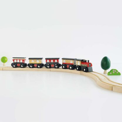 Le Toy Van Drewniany pociąg Royal Express zestaw z wagonami - obrazek 4