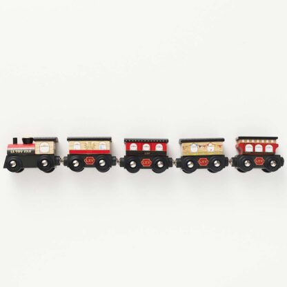 Le Toy Van Drewniany pociąg Royal Express zestaw z wagonami - obrazek 6