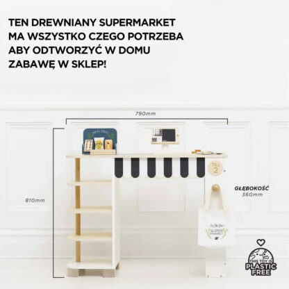 Le Toy Van Drewniany supermarket - obrazek 6