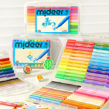 Mideer Markery akrylowe w walizce (48 kolorów) - obrazek 3