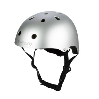 Banwood Dziecięcy kask rowerowy chrome