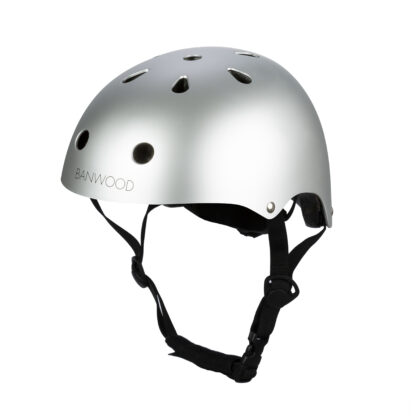 Banwood Dziecięcy kask rowerowy chrome