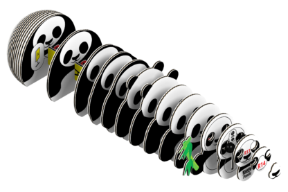 Eugy Panda Eko Układanka 3D - obrazek 4