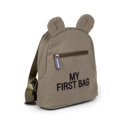 Childhome Plecak dziecięcy My first bag Kanwas Khaki - obrazek 3