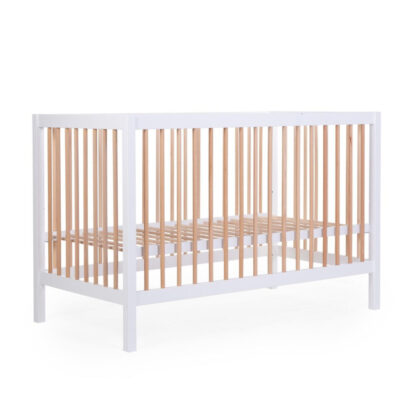 Childhome Łóżeczko dziecięce 120 x 60 cm White/Natural - obrazek 3