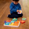 Fat Brain Toys PlayTab Sensoryczne Kwadraty Zestaw 2 z Biało-Czarnymi Kuleczkami - obrazek 2