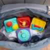 Fat Brain Toys PlayTab Sensoryczne Kwadraty Zestaw 2 z Biało-Czarnymi Kuleczkami - obrazek 7