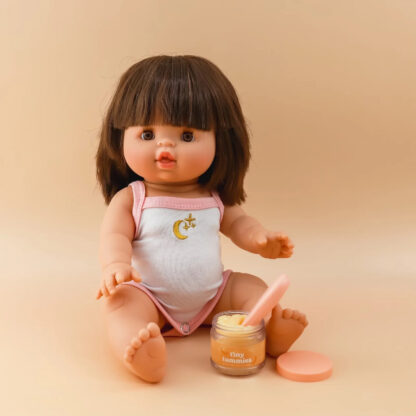 Tiny Harlow Zestaw Tiny Tummies Słoiczek i Łyżeczka, Banan - obrazek 2