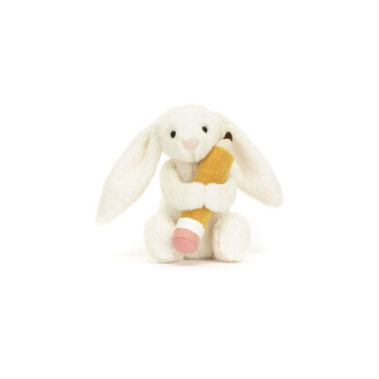 Jellycat Wesoły Króliczek z Ołówkiem 18 cm - obrazek 2