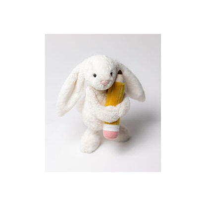 Jellycat Wesoły Króliczek z Ołówkiem 18 cm - obrazek 7