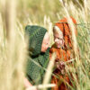 Filibabba Poncho Zigzag Dark Green - obrazek 3