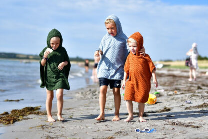 Filibabba Poncho Zigzag Dark Green - obrazek 6