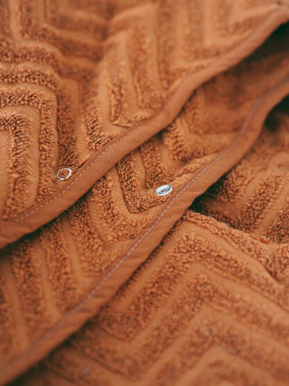 Filibabba Poncho Zigzag Rust - obrazek 3