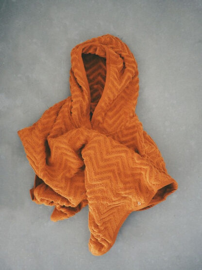 Filibabba Poncho Zigzag Rust - obrazek 6