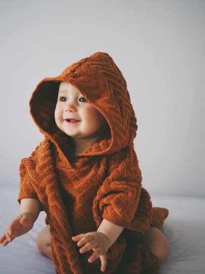 Filibabba Poncho Zigzag Rust - obrazek 7