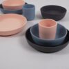 Filibabba Silikonowy zestaw obiadowy Powder blue - obrazek 4