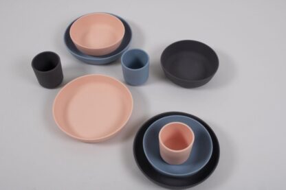 Filibabba Silikonowy zestaw obiadowy Powder blue - obrazek 5