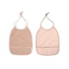 Filibabba Śliniak wiązany 2 szt. Peach-Blush - obrazek 3