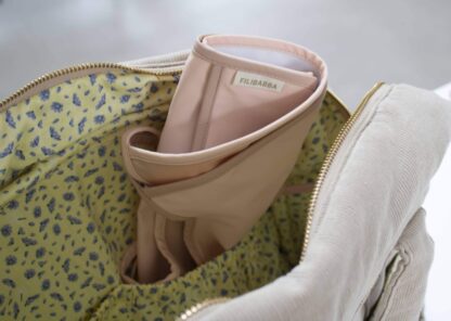 Filibabba Śliniak wiązany 2 szt. Peach-Blush - obrazek 6