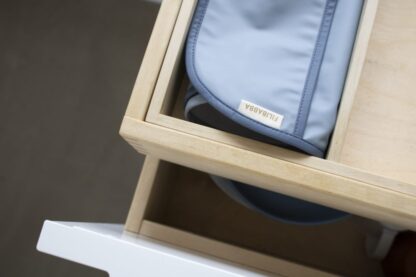 Filibabba Śliniak wiązany 2 szt. Muddly blue-Powder blue - obrazek 6