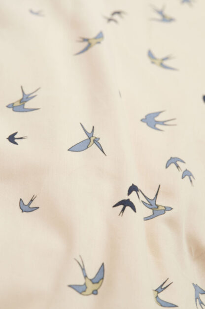 Filibabba Zestaw pościelowy 2 el. Baby Dancing swallow Blue - obrazek 3