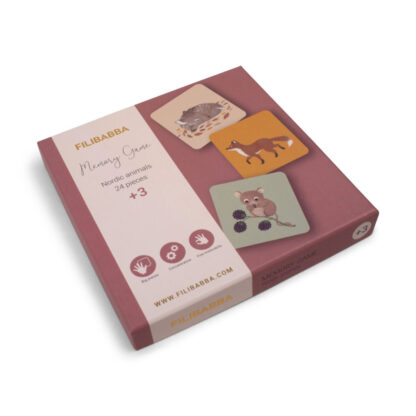 Filibabba Gra Memory Nordic animals - obrazek 5