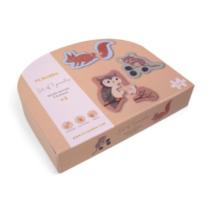 Filibabba Puzzle 7el. Nordic animals - obrazek 3