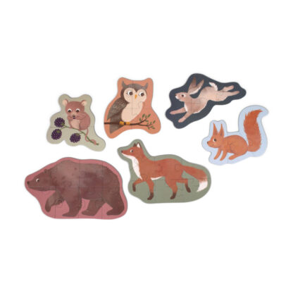 Filibabba Puzzle 7el. Nordic animals - obrazek 5