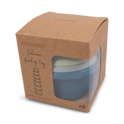 Filibabba Silikonowe kubeczki do zabawy 7szt. Blue - obrazek 5