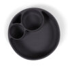 Filibabba Silikonowy talerzyk z przegródkami Stone Grey - obrazek 3