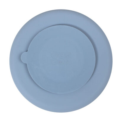 Filibabba Silikonowy talerzyk z przegródkami Powder Blue - obrazek 3