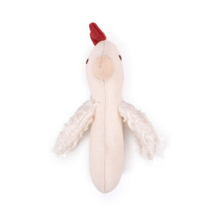 Filibabba Lniana grzechotka Chicken - obrazek 3