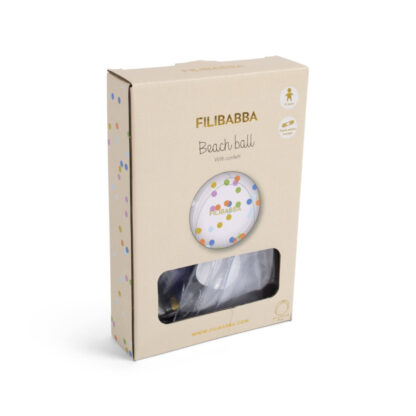 Filibabba Piłka plażowa Rainbow Confetti - obrazek 3