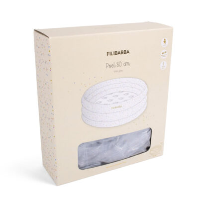 Filibabba Basen Ø 80 cm Alfie Rainbow Confetti - obrazek 4