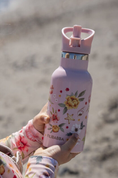 Filibabba Butelka na wodę ze stali nierdzewnej 350 ml Ocean Blossom - obrazek 4